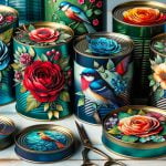 Barattoli Di Latta Decoupage Decora i tuoi barattoli di latta con la tecnica del decoupage