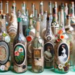 Bottiglie Vetro Decoupage Decorare le bottiglie di vetro con decoupage per un tocco unico