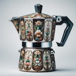Caffettiera Decoupage Caffettiera decoupage: crea un'opera unica con la tecnica del decoupage