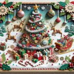 Crea bellissime decorazioni natalizie con la carta da decoupage natalizia
