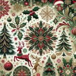 Carta Per Decoupage Natalizia I suggerimenti per l'alt text potrebbero essere: