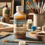 Colla Per Decoupage Colle per decoupage: eccellente adesivo per decorazioni artistiche su legno, vetro e tessuto