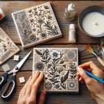 Come Appendere Tegole Decoupage Guida passo-passo su come appendere tegole decoupage: Decorare, appendere, ammirare