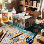 Come Decorare Scatola Decoupage Scatola deco artigianale come decorare con decoupage