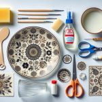 Come Decorare Un Piatto Di Vetro Con Decoupage Utilizza la tecnica del decoupage per creare decorazioni uniche su un piatto di vetro