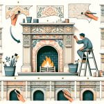 Come dipingere un caminetto con decoupage: tecnica creativa per trasformare il tuo camino