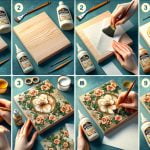 Guida passo passo su come eseguire il decoupage su legno con fazzoletti