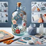 Decoupage su damigiana in vetro: istruzioni e consigli