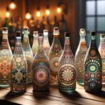 Decoupage Bottiglie Di Vetro Come decorare bottiglie di vetro con decoupage: idee creative e tutorial