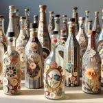 Decoupage Bottiglie Vetro Idee creative per decorare bottiglie di vetro in stile decoupage