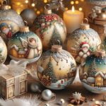 Decoupage Palline Natale Polistirolo Tutorial: Realizza decorazioni natalizie con decoupage per palline in polistirolo
