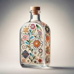 Decoupage Su Bottiglia Di Vetro Bottiglia di vetro decorata con decoupage: un'arte unica e creativa