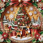 Decoupage Su Legno Natale Decoupage su legno Natale: decorazioni uniche per un'atmosfera festosa