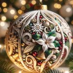 Palla Di Natale Decoupage Tutorial per creare una bellissima PALLA DI NATALE DECOUPAGE