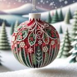 Realizza decorazioni natalizie originali con la tecnica del decoupage su palline di Natale