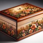 Scatola Legno Decoupage Scatola legno decoupage: un tocco vintage per la tua casa
