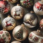 Sfere Di Natale Decoupage Creare decorazioni uniche con le sfere di Natale decoupage