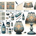Creare una lampada decoupage unica con carta colorata e colla.
