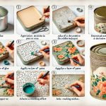 Creare l'effetto latta con decoupage e craquele: guida dettagliata e istruzioni passo-passo