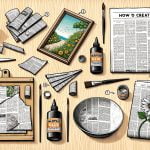 Come Fare Quadro Decoupage Giornale Guida passo dopo passo per creare un quadro decoupage giornale unico