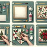Come Fare Tegola Di Natale Decoupage Tutorial dettagliato su come fare tegola di Natale decoupage