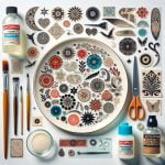 Realizza un piatto in vetro con decoupage: ecco come fare