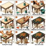 Come Rinnovare Un Tavolo Con Il Decoupage E Il Vetrificante Rinnova il tuo tavolo con il decoupage e vetrificante: guida passo-passo per un risultato perfetto