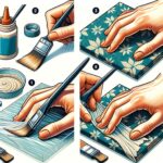Come Si Incolla Il Tessuto Sulla Plastica Decoupage Utilizza colla speciale per tessuto nella tecnica decoupage su plastica