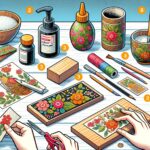 Utilizza la carta di riso per decoupage per decorare mobili, cornici e oggetti d'arte