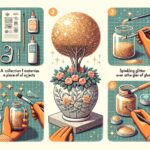 Crea un tutorial su Come Usare Il Glitter nel Decoupage