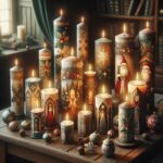 Decoupage Candele Natalizie Creare decoupage su candele natalizie