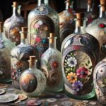 Creare decorazioni per damigiane in vetro con la tecnica del decoupage: guida passo passo