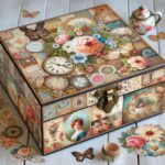 Decoupage Scatola Di Cartone Decoupage scatola di cartone: ricicla e personalizza in stile decoupage la tua scatola