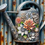 Decoupage Su Annaffiatoio Di Latta Decoupage su annaffiatoio di latta: tutorial creativo per decorare oggetti vintage