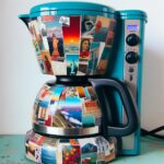 Decoupage Su Caffettiera Caffettiera decorata con tecnica decoupage