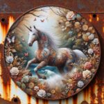 Decoupage su ferro arrugginito: crea decorazioni uniche con carta e colla