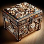 Bauletto in Legno Per Decoupage personalizza il tuo con stile unico e colore vibrante