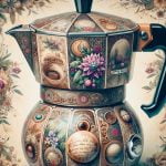 Caffettiere a Decoupage Decora le tue caffettiere con il decoupage per un tocco creativo e unico