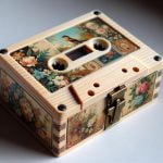 Cassette in Legno Decoupage cassette in legno decoupage