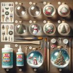 Realizza palline di Natale decoupage