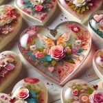 Cuori Plexiglass Decoupage decorazioni uniche per ogni occasione