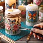 Decorare Le Candele Con Il Decoupage istruzioni per un look unico e creativo
