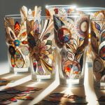 Decoupage Bicchieri personalizza stile e colore