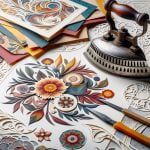 Creare decorazioni decoupage con ferro da stiro