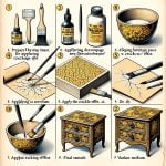 crea effetto craquelè con tecnica decoupage