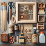 Decoupage Su Legno Cosa Serve carta, colla, vernice