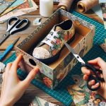 Ideale per decorare scatola di scarpe con decoupage creativo