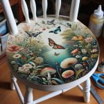 Decoupage Su Sedia Di Legno Rinnova la tua sedia di legno con decoupage, un'arte creativa e unica