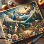 Decoupage Su Tagliere Di Legno creatività e originalità per la tua cucina