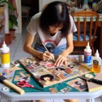 Decoupage Su Tavolo Di Plastica trasforma con stile e originalità